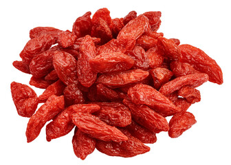 Goji berry, Wolfberry isolated, full depth of field