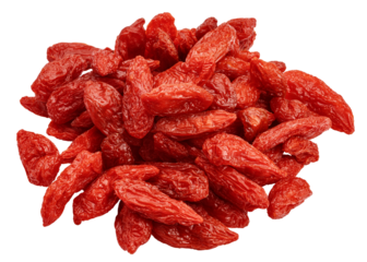 Goji berry, Wolfberry isolated, full depth of field