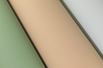 Creative Background with Rolled Paper Sheets. Minimalist Concept of Paper Industry, Sustainable Packaging Design, Art visuals, and Tactile Stationery Aesthetics for Creative Branding