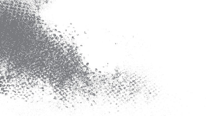 Obraz premium Monochrome abstract splattered background. Abstract vector halftone background.