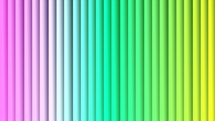 Pastel colored vertical stripes gradient background transitioning from pink to green to yellow in a...