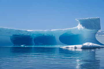 Natural Ice Cave in a Greenlandic Iceberg © Michel