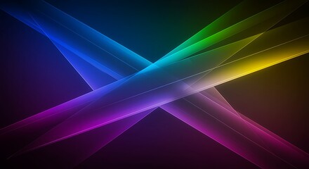 Colorful Abstract Background with Light Streaks