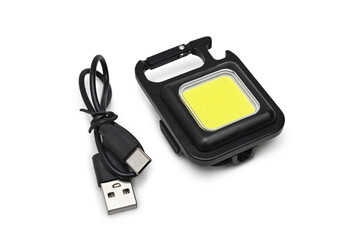 Electric led light torch with clip