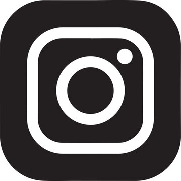 Black and white instagram on a dark background social media network
