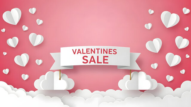 Happy birthday card with pink hearts floral frame design - Powered by Adobe