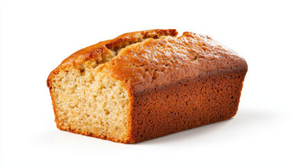 Freshly baked loaf of bread with golden crust and soft interior, perfect for breakfast or snacks