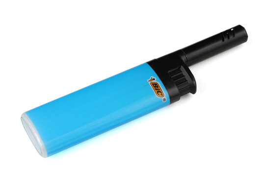 LVIV, UKRAINE - January 08, 2026: Bic lighter