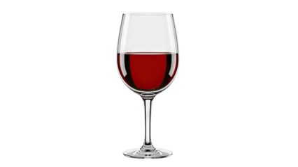 Red Wine in a Clear Glass