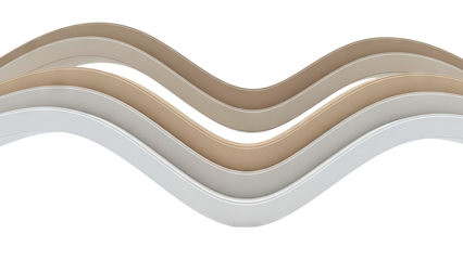 Wavy Layers of Beige and Cream Materials