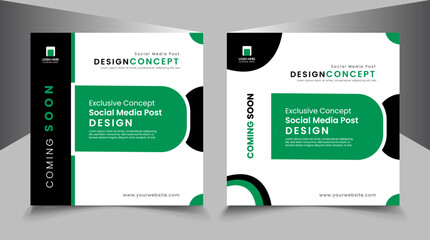 unique modern banner design sample