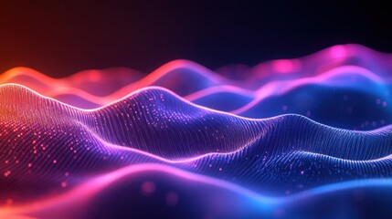 Ai Automation Abstract Background With Flowing Logic Lines 