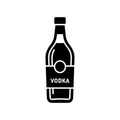 Liquor Bottle Icon &ndash; Alcohol Beverage Symbol for Bar, Pub & Menu Design