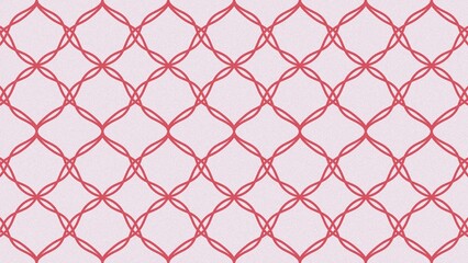 Pink and Red Lattice Pattern Background &mdash; Intricate Interlocking Loop Diamond Grid, Seamless Romantic Geometric Texture for Valentine Wedding Cards, Invitations, Banners, Flyers, Social Media, Decor