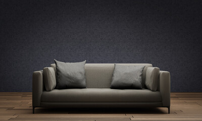 Mock up - Sofa Couch , 3d render