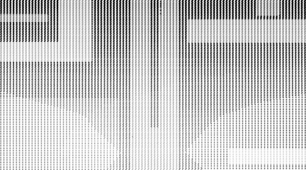 Polka dot light halftone pattern. Gradient dots background. Modern vector illustration. Abstract curves. Points backdrop. Dotted spotted pattern. Monochrome wide grunge template