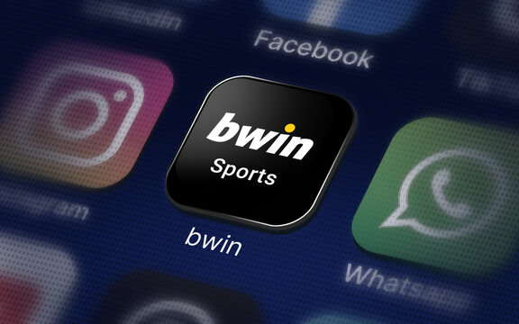 bwin Company logo on the smartphone