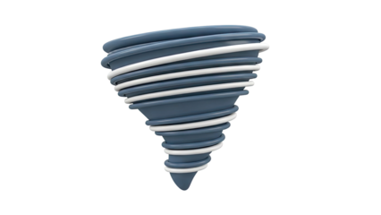 Stylized Tornado Icon