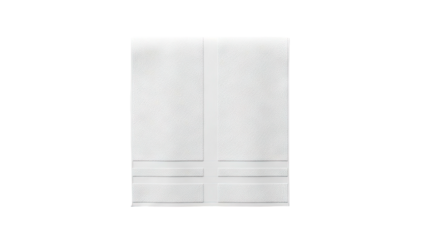 White Textured Material with Grid Pattern