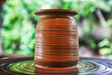 Clay pot making