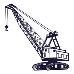 Construction crane in action