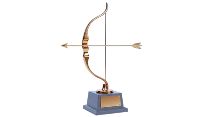 Golden Bow and Arrow Trophy