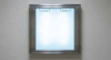 Stainless Steel Pass Through Box Window with Blue Light