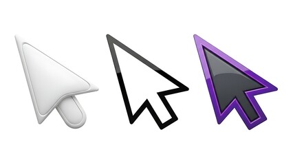 Digital Mouse Pointers Multiple Designs