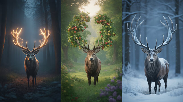 deer in the forest