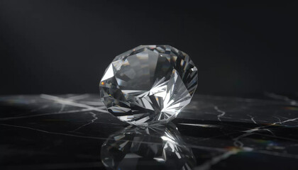 Fototapeta premium “Luxury crystal with elegant sparkling details