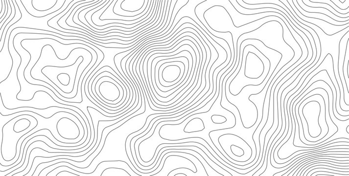 Topographic Background. Abstract wavy and curved lines background. Abstract pattern with Lines. Background of the Topographic Map. Abstract geometric topographic contour map background Free Vector	