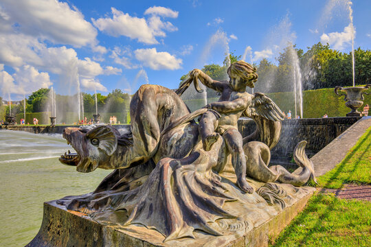 Versailles, Grandes eaux au bassin de Neptune
