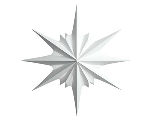 Fototapeta premium Abstract silver starburst on black background