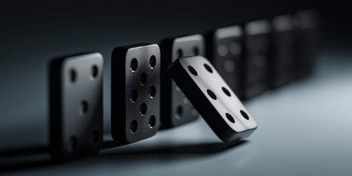 AI generator images of Dominoes are a type of board game. Dominoes is a classic board game that can be played by both children and adults. It uses square tiles with dots (pips) divided into two sides,
