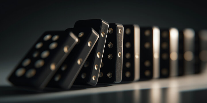 AI generator images of Dominoes are a type of board game. Dominoes is a classic board game that can be played by both children and adults. It uses square tiles with dots (pips) divided into two sides,