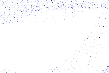 Abstract Blue Particle Frame Background Clean Digital Texture Design