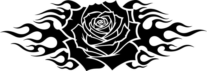 Rose Tattoo Design Art