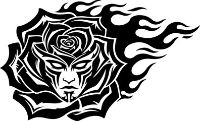 Rose Tattoo Design Art