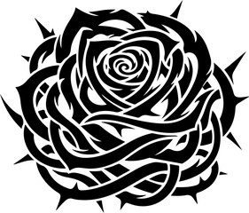 Rose Tattoo Design Art