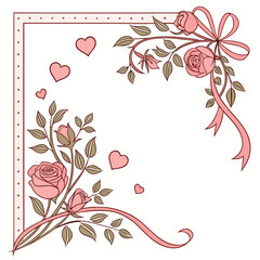 floral greeting card
