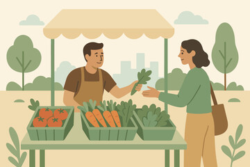 No earth blue typography flat urban full icon vector emojis geometric farmers