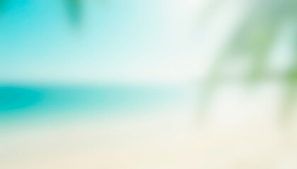 blurred image of the beach