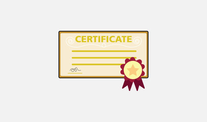 Certificate sign vector design