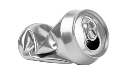 Crushed Aluminum Can, Recycling Concept