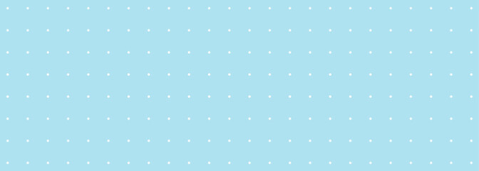 Create blue planner or notebook. Vector page and seamless pattern for bullet journal with bright grid background.