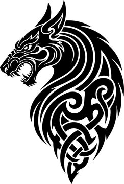 Celtic Tribal Knot Tattoo Design