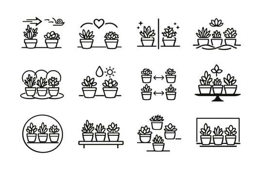 Cue icons icon spacing reduced herb logic grouping vs vector compatibility smart