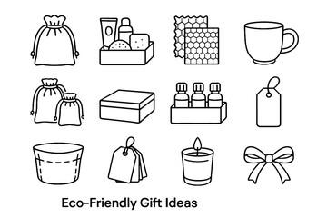 Glass vector made care friendly gift icon eco candle basket cloth produce
