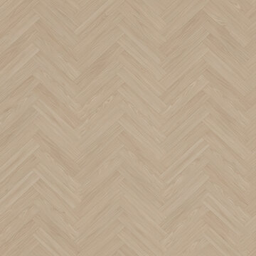 Seamless light wood parquet texture with herringbone pattern. High quality wooden floor background for interior design, architecture, and home renovation backdrop.