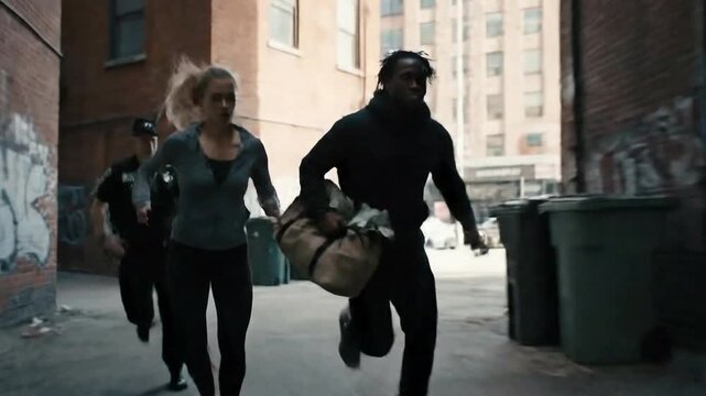 Criminals Fleeing From The Authorities